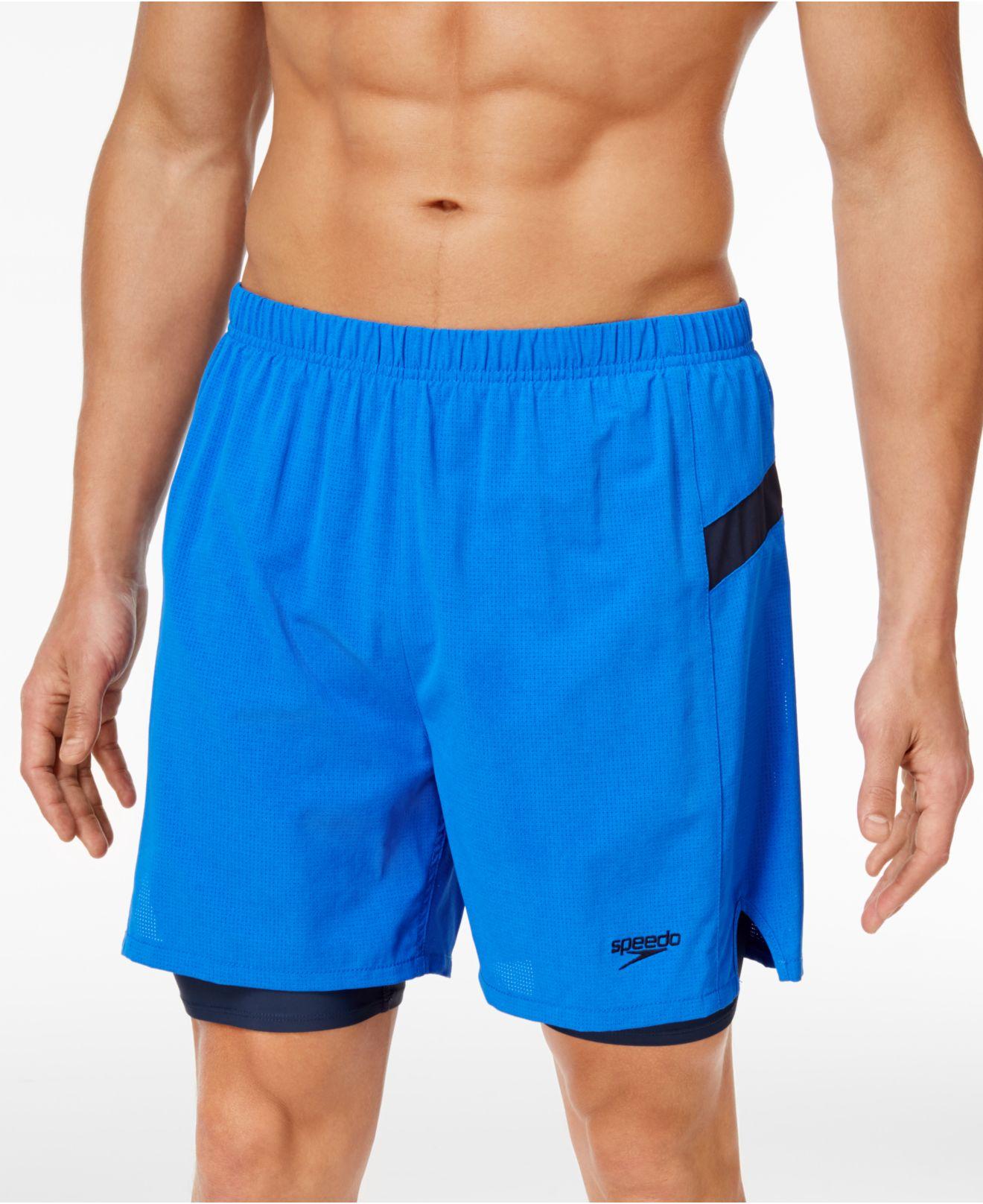 Lyst Speedo Men's Hydrosprinter With Compression Jammer Swim Trunks